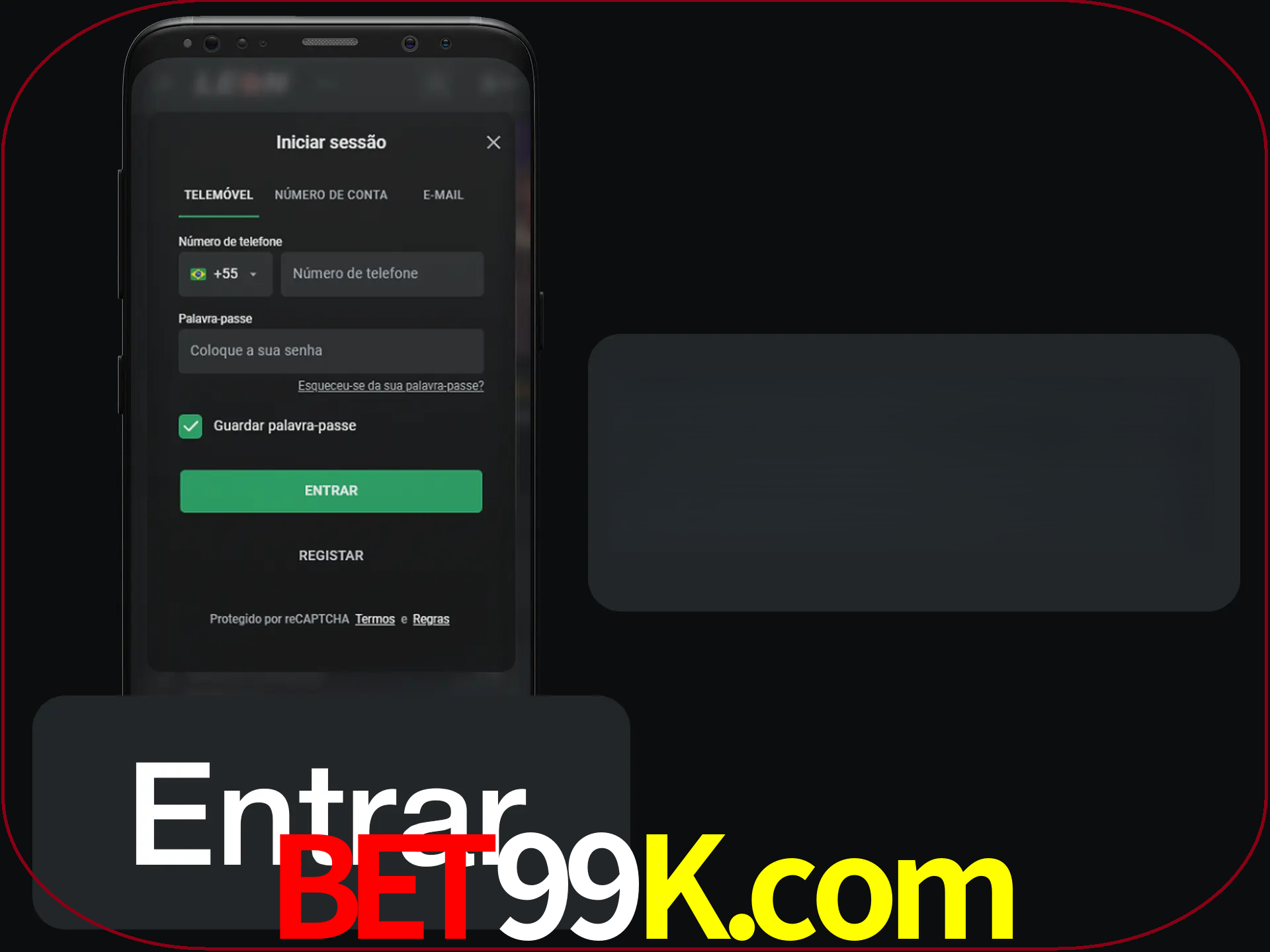 Faça o login para começar a apostar e jogar no cassino.
