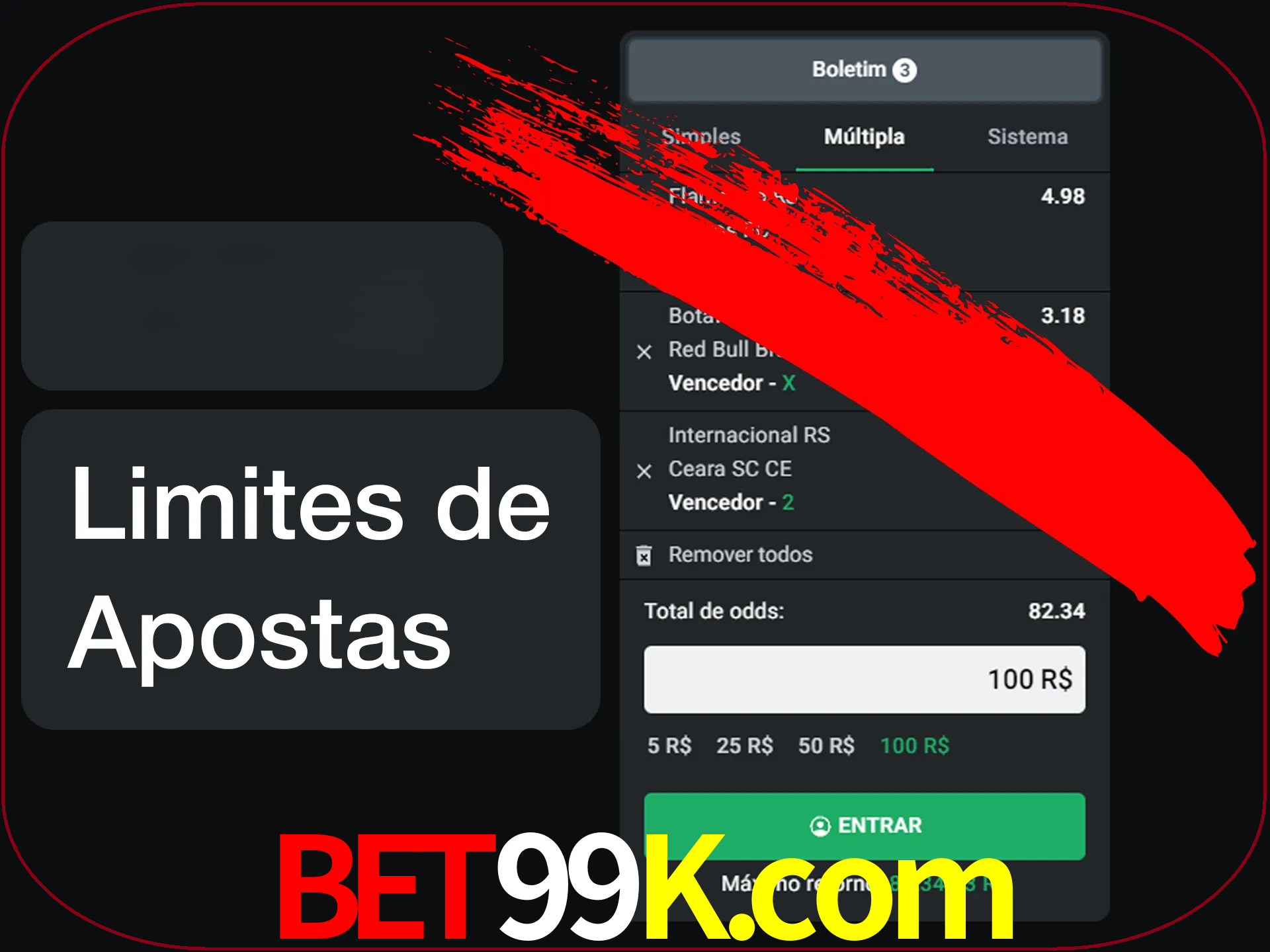 Não faça apostas loucas.